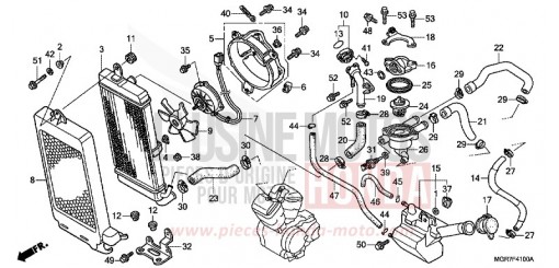 RADIATEUR VT750SB de 2011